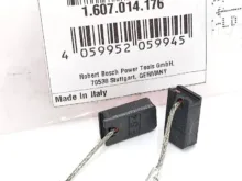 Oryginalne szczotki węglowe Bosch 1607014176 o wymiarach 5x10x17 mm do szlifierek i mieszadeł