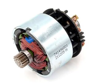 Milwaukee silnik wirnik szczotki szczotkotrzymacz do wiertarko-wkrętarki M18 BDD 4931436132