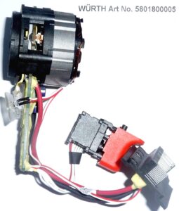 Wyłącznik elektronika moduł sterowania do wkrętarki Wurth ABS18 M-CUBE 5801800005