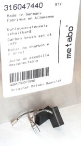 Metabo szczotki węglowe do szlifierki kątowej W780 W820 WP820 EWS8 316047440