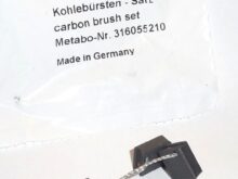 Metabo szczotki węglowe do szlifierki W12-125 WP12 WA12 WBA12 WPB12 WPBA 316055210