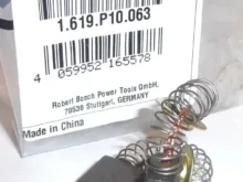 Szczotki węglowe do pilarki tarczowej piły szablastej Bosch GKS165, GKS600, GKS55+G, GSA120 1619P10063