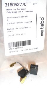 Metabo szczotki węglowe do szlifierki kątowej WE14-125 WEV15 WEP WEBA17 316052770