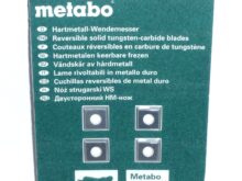 Oryginalny zestaw 4 sztuk Metabo 631720000 noże strugarskie