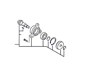 BOSCH koło zębate przekładnia kompletna do ukośnicy PCM 8 S 1609203T80