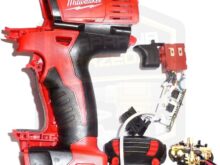 MILWAUKEE korpus włącznik elektronika szczotki do wkrętarki HD18DD-32X HD18DD-32C HD18DD 4931447512