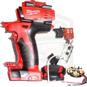 MILWAUKEE korpus włącznik elektronika szczotki do wkrętarki HD18DD-32X HD18DD-32C HD18DD 4931447512