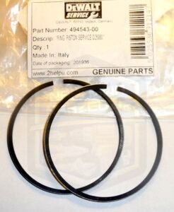 Dewalt pierścienie tłoka do młota wyburzeniowego D 25980 25981 494543-00