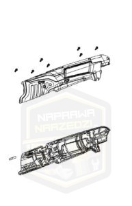 MILWAUKEE obudowa korpus do wiertarki kątowej C 12RAD 201317002