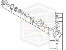 Oryginalna Przekładnia Kompletna Milwaukee C18RAD 201624001