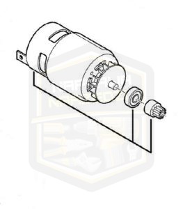 MILWAUKEE silnik kompletny do wiertarki kątowej C 18RAD 201625001
