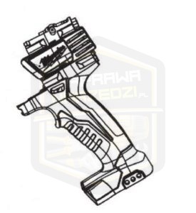 MILWAUKEE obudowa korpus lewy do wiertarki C 14PD 341222002