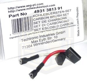 MILWAUKEE szczotki węglowe do szlifierki kątowej AP 14-2 12E AGV 16-180XC AP 14-2 200E 4931381391