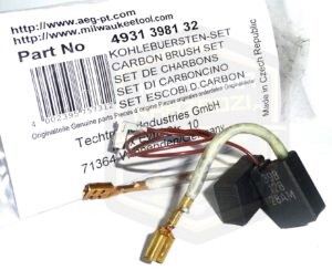 MILWAUKEE szczotki węglowe do młota udarowego 5426-21 5446-21 K 545S 750S 500S 700S 4931398132