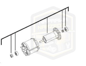 MILWAUKEE wirnik kompletny do zakrętaka 1/4'' M 12CDD 12CPD 12CD 4931435725