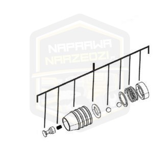 Milwaukee uchwyt tuleja do zakrętaka 1/4'' M 12CD 4931435727