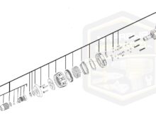 MILWAUKEE przekładnia kompletna do zakrętaka 1/4'' M 12CDD 4931435728