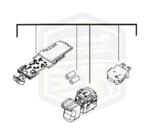 MILWAUKEE elektronika do klucza udarowego 1/2''3/8''zakrętaka 1/4'' M 12BIW38 12BID BIW12 4931435952