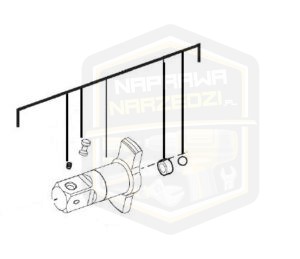 MILWAUKEE uchwyt końcówka do klucza udarowego 1/2'' M18BIW12 4931436074