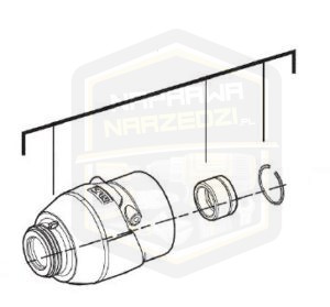 MILWAUKEE korpus przekładni do klucza udarowego 1/2'' M 12CIW12 4931436213