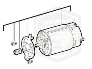 MILWAUKEE silnik do klucza udarowego kątowego 3/8'' zakrętaka 1/4'' M 18BRAID 18BRAIW 4931436491 WYCOFANY