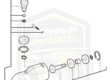 MILWAUKEE korpus przekładni do klucza udarowego kątowego 3/8''  M 18BRAIW 4931436495