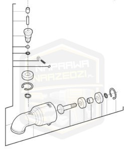 MILWAUKEE korpus przekładni do klucza udarowego kątowego 3/8''  M 18BRAIW 4931436495