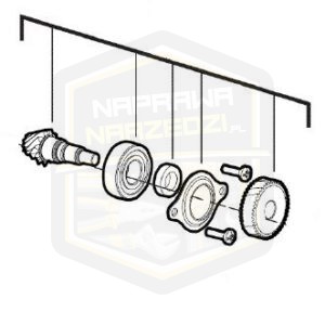 MILWAUKEE przekładnia kompletna do wiertarki M 18CRAD 4931436569