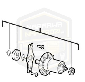 MILWAUKEE wirnik silnik kompletny do wiertarki M 18CRAD 4931436571