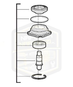 MILWAUKEE przekładnia kompletna do wiertarki M 18CRAD 4931436575