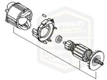 MILWAUKEE wirnik silnik do wkrętarki TKSE 2500Q 4931441574