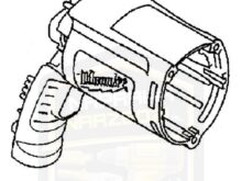 MILWAUKEE obudowa korpus do wiertarki HDE 13RQX 4931441584