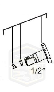 MILWAUKEE uchwyt kowadełko do klucza udarowego 1/2'' M 18CIW12 4931447073