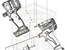 MILWAUKEE obudowa korpus do klucza udarowego 3/8 '' M 18CIW38 4931447086