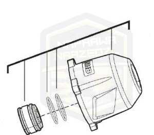 MILWAUKEE korpus obudowa przekładni do klucza udarowego 1/2'' M 18CHIWP12 4931447677