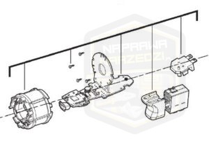 MILWAUKEE elektronika włącznik do klucza udarowego 1/2'' 3/8'' zakrętaka 1/4'' M 12CID 12CIW12 4931452449