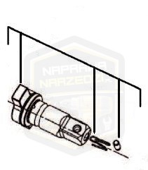 MILWAUKEE uchwyt kowadełko do klucza udarowego 1/2'' 4931452474