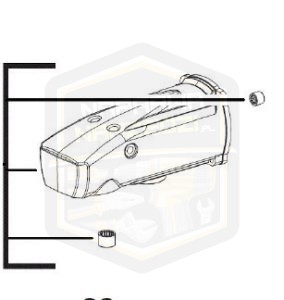 MILWAUKEE obudowa przekładni do wiertarki M 18FRADH 18FRAD 18FRAD2 4931453343