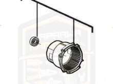 Oryginalna przekładnia kompletna Milwaukee 4931454055 do kluczy udarowych IPWE400R IPWE520R 1/2 i 3/4 cala