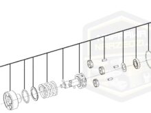 MILWAUKEE przekładnia kompletna zestaw do klucza udarowego 1/2'' M 18FMTIWP12 18FMTIWF12 4931454857