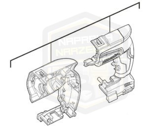 MILWAUKEE obudowa korpus do wkrętarki M 18FSGC 18FSG 4931454936