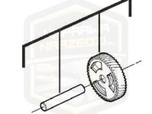 Oryginalna zębatka sprzęgło Milwaukee 4931454938 do wkrętarki do karton-gipsu M18FSGC M18FSG