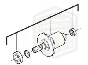 MILWAUKEE wirnik kompletny do wkrętarki M 18FSGC 18FSG 4931454939