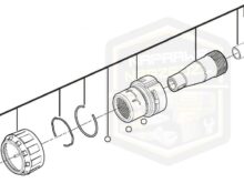 MILWAUKEE uchwyt ogranicznik wkręcania płytka do wkrętarki M 18FSGC 18FSG 4931454942