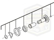 Uchwyt tuleja do wkrętarki sieciowej, do nidy Milwaukee M18FSGC M18FSG 4931454943