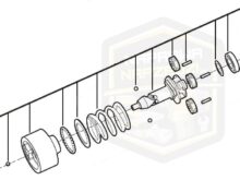 MILWAUKEE przekładnia kompletna do klucza udarowego 1/2'' M 18FHIWF12 18ONEFHIWF12 4931465331