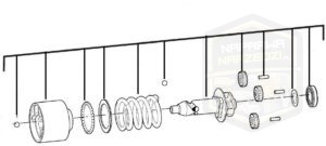 MILWAUKEE wał napędowy sprzęgło udarowe do klucza udarowego 1'' M 18ONEFHIWF1 4931472126