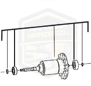 Milwaukee wirnik do klucza udarowego 1'' M18 ONEFHIWF1 4931472128
