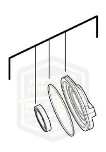 Milwaukee pokrywa przekładni do klucza udarowego 1/2''3/8'' M 18FIW2F12 18FIW2P12 18FIW2F38 4931473550