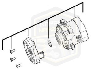 MILWAUKEE przekładnia kompletna do klucza udarowego 3/8'' M 18FIW2F38 4931473727